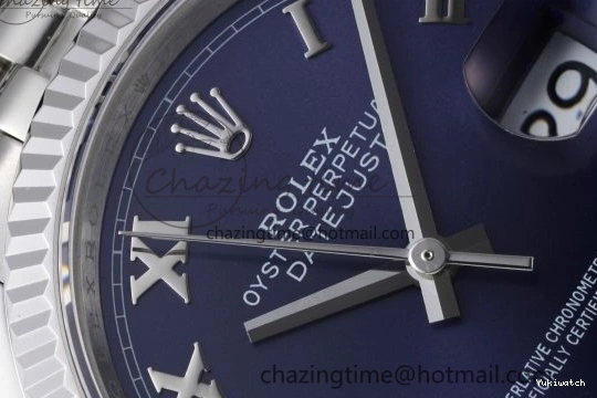 Steel Dial JDF on 904L DateJust 36 Markers V2 SS Bracelet Blue Jubilee 126234 Roman 1230